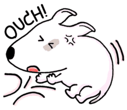 Arron the Bull Terrier (II) sticker #5577580