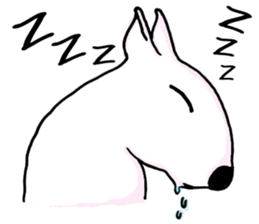 Arron the Bull Terrier (II) sticker #5577584