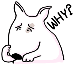 Arron the Bull Terrier (II) sticker #5577585