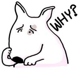 Arron the Bull Terrier (II) sticker #5577585