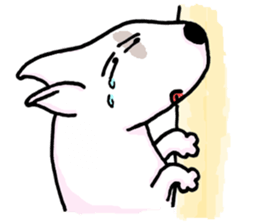 Arron the Bull Terrier (II) sticker #5577588