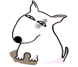 Arron the Bull Terrier (II) sticker #5577589