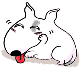 Arron the Bull Terrier (II) sticker #5577592