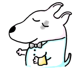 Arron the Bull Terrier (II) sticker #5577593