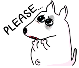 Arron the Bull Terrier (II) sticker #5577594