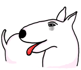 Arron the Bull Terrier (II) sticker #5577595