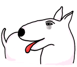 Arron the Bull Terrier (II) sticker #5577595