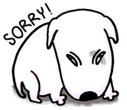 Arron the Bull Terrier (II) sticker #5577596