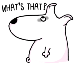 Arron the Bull Terrier (II) sticker #5577597