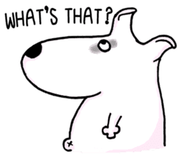 Arron the Bull Terrier (II) sticker #5577597