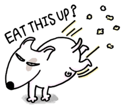 Arron the Bull Terrier (II) sticker #5577598