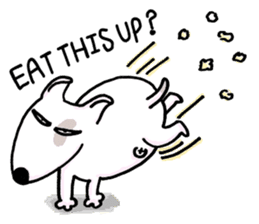 Arron the Bull Terrier (II) sticker #5577598