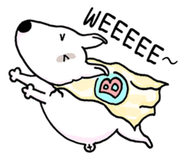 Arron the Bull Terrier (II) sticker #5577601