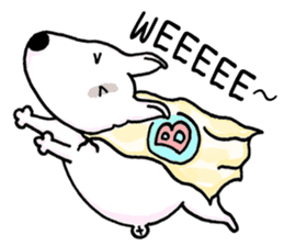 Arron the Bull Terrier (II) sticker #5577601