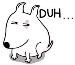 Arron the Bull Terrier (II) sticker #5577603