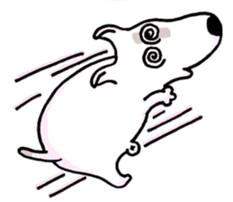 Arron the Bull Terrier (II) sticker #5577607