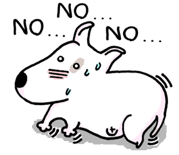 Arron the Bull Terrier (II) sticker #5577608