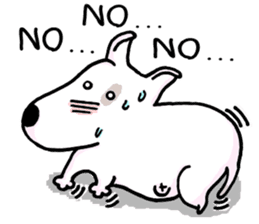 Arron the Bull Terrier (II) sticker #5577608