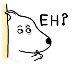 Arron the Bull Terrier (II) sticker #5577609