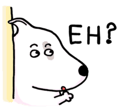 Arron the Bull Terrier (II) sticker #5577609