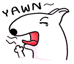 Arron the Bull Terrier (II) sticker #5577610