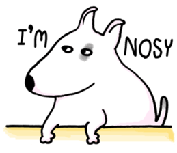 Arron the Bull Terrier (II) sticker #5577611