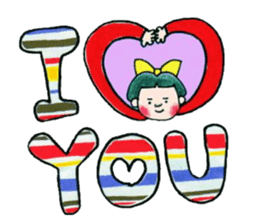 bilin-Kimono-girl sticker #5578024