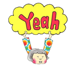 bilin-Kimono-girl sticker #5578025