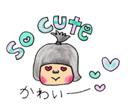 bilin-Kimono-girl sticker #5578034