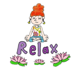 bilin-Kimono-girl sticker #5578036