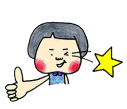 bilin-Kimono-girl sticker #5578037