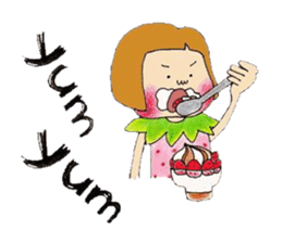 bilin-Kimono-girl sticker #5578039