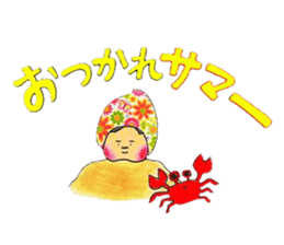 bilin-Kimono-girl sticker #5578040