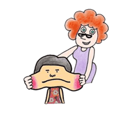 bilin-Kimono-girl sticker #5578043