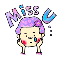 bilin-Kimono-girl sticker #5578044