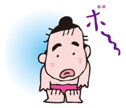 Merrow sumo wrestler  Dokkoi-kun sticker #5578296