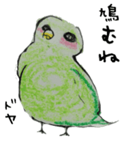 true parrots "boo" sticker #5579589