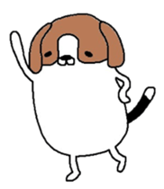 I beagle dog sticker #5580246