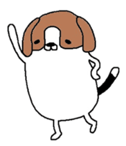 I beagle dog sticker #5580246