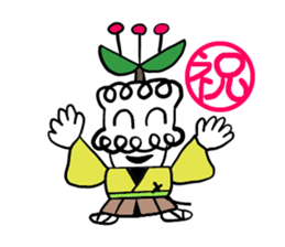 Falling over samurai sticker #5580628