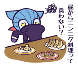 Dracula Cat Sticker sticker #5581499