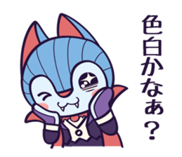 Dracula Cat Sticker sticker #5581511