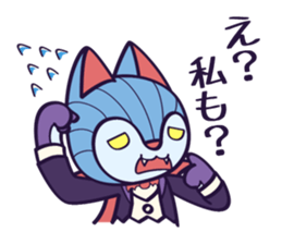 Dracula Cat Sticker sticker #5581514