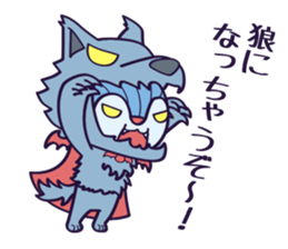 Dracula Cat Sticker sticker #5581520