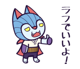 Dracula Cat Sticker sticker #5581526