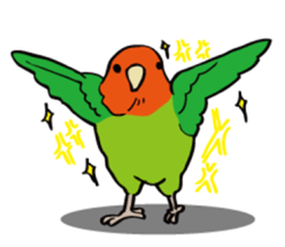 Lovebird. sticker #5581693