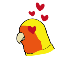 Lovebird. sticker #5581699
