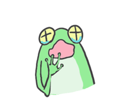 polite frog sticker #5582775