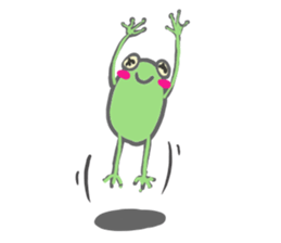 polite frog sticker #5582776