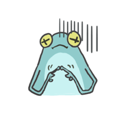 polite frog sticker #5582780
